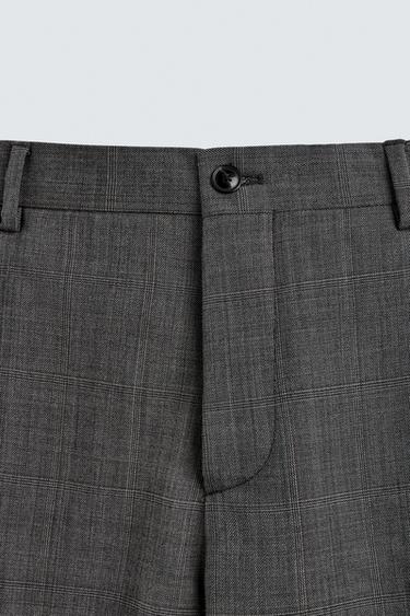 CHECK SUIT TROUSERS - brown vigore by Zara - Image 8