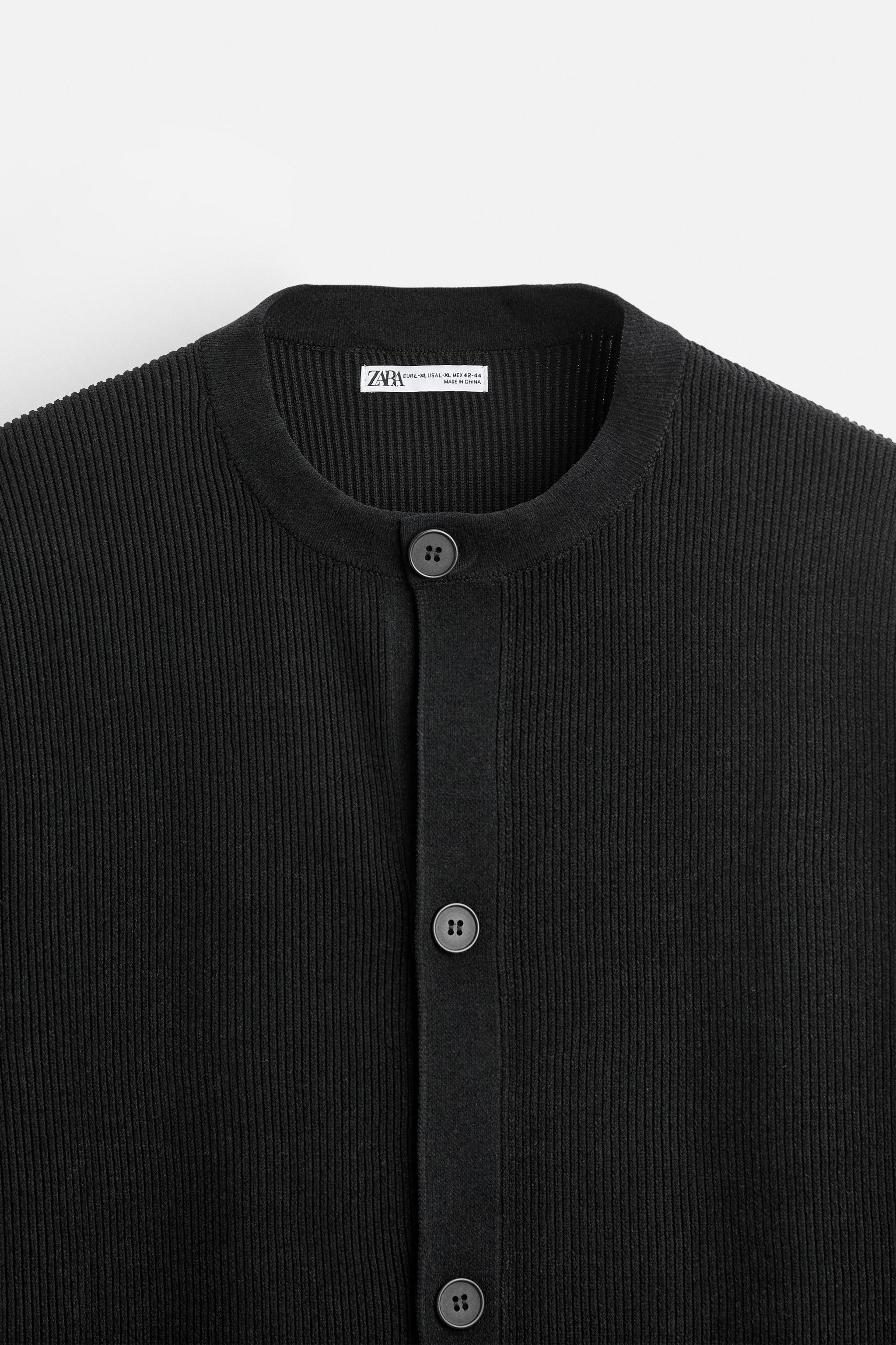 テクスチャー カーディガン - ブラック | ZARA Japan / 日本