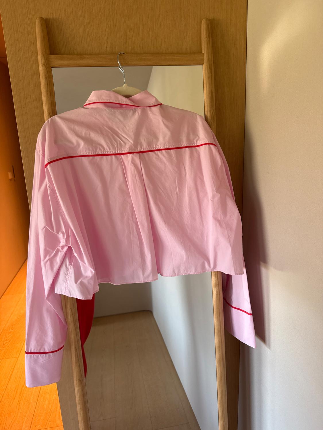 CROPPED POPLIN SHIRT WITH TRIMS - Image 2