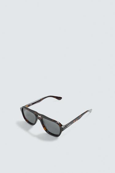 LUNETTES DE SOLEIL OVALES - Écaille de Zara - Image 4