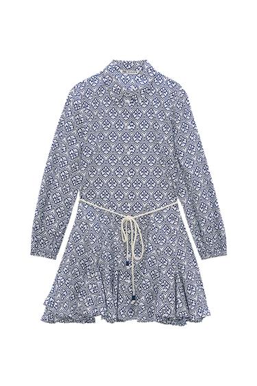 PRINTED MINI DRESS