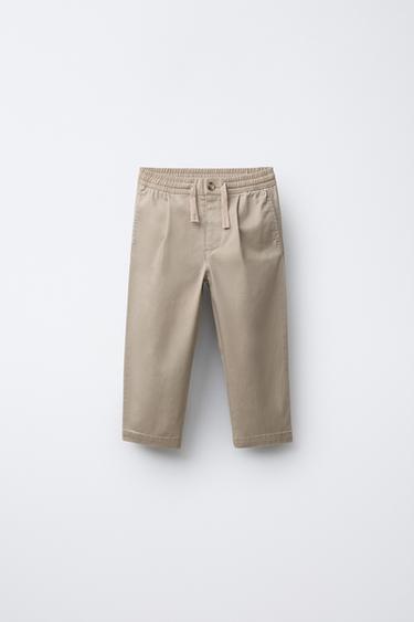 GERADE GESCHNITTENE CHINOHOSE - Hellbeige von Zara - Bild 0