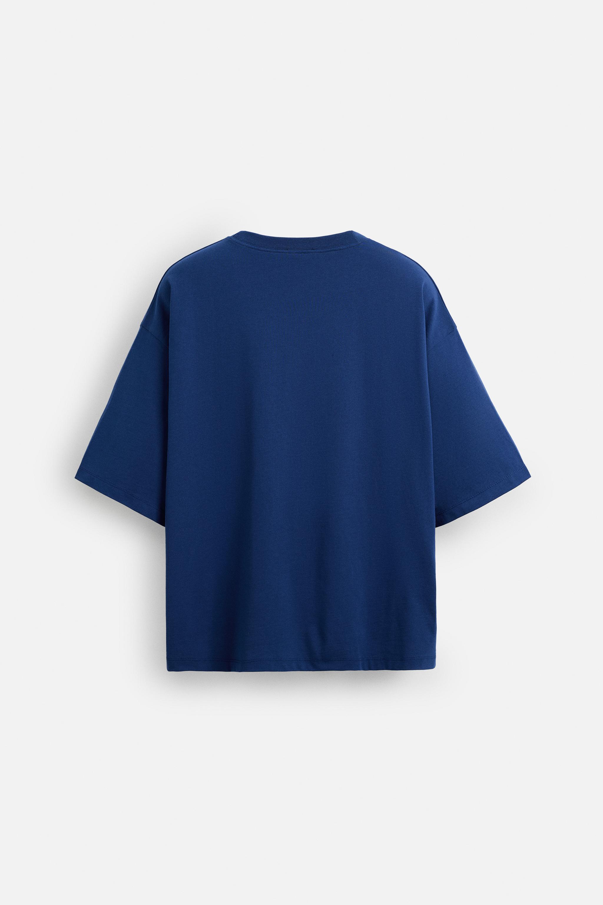 ベーシックボックスフィットTシャツ - オフホワイト | ZARA