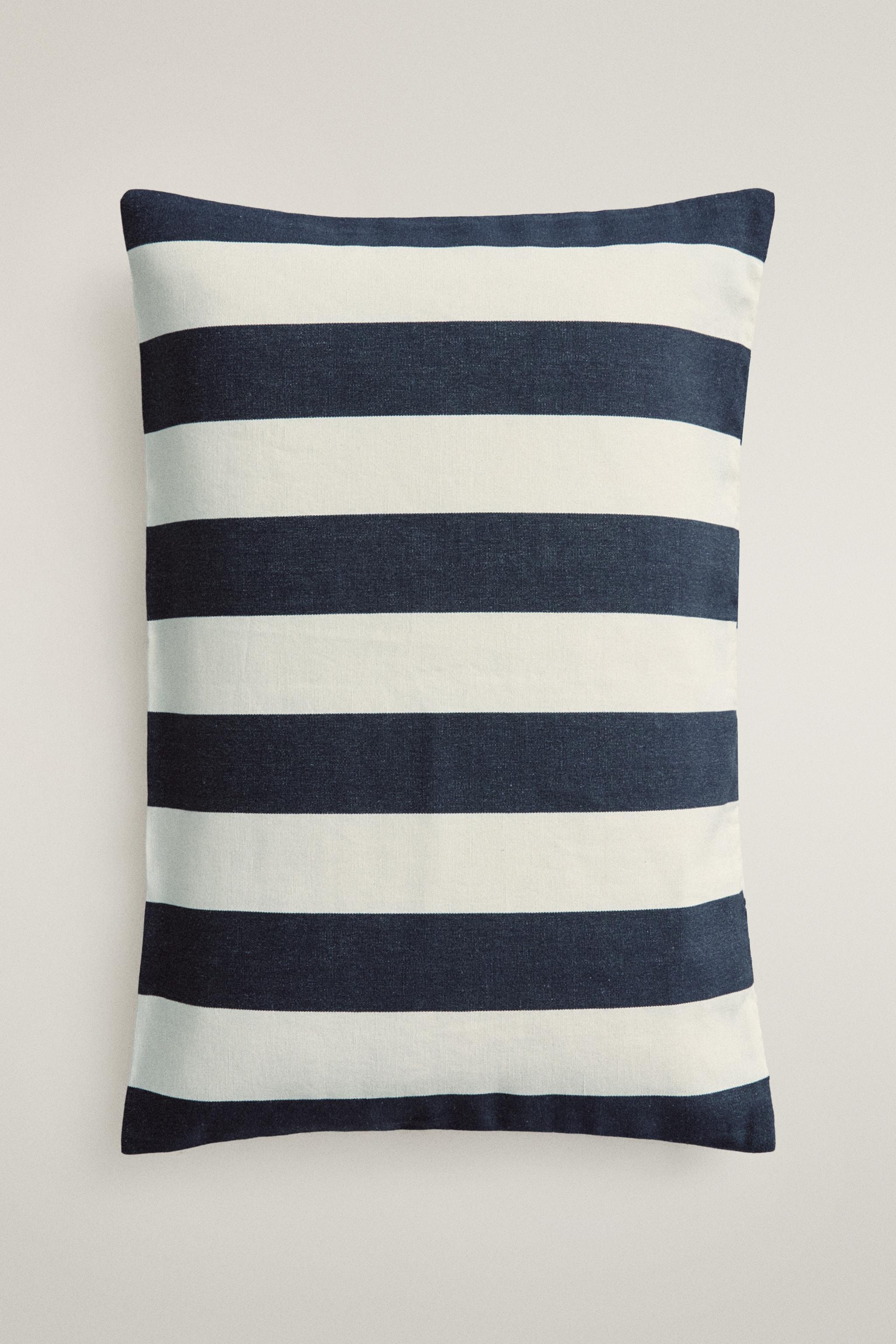 ワイドストライプ クッションカバー - ブルー | ZARA Japan / 日本