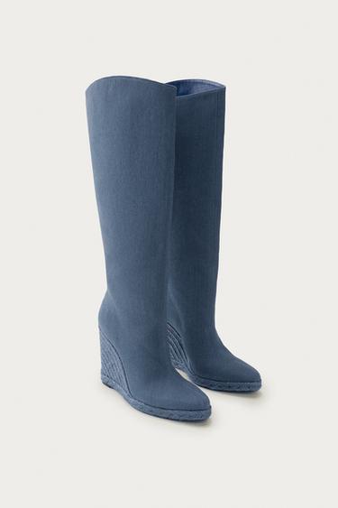 BOTAS DE CUÑA MARISA BERENSON X ZARA