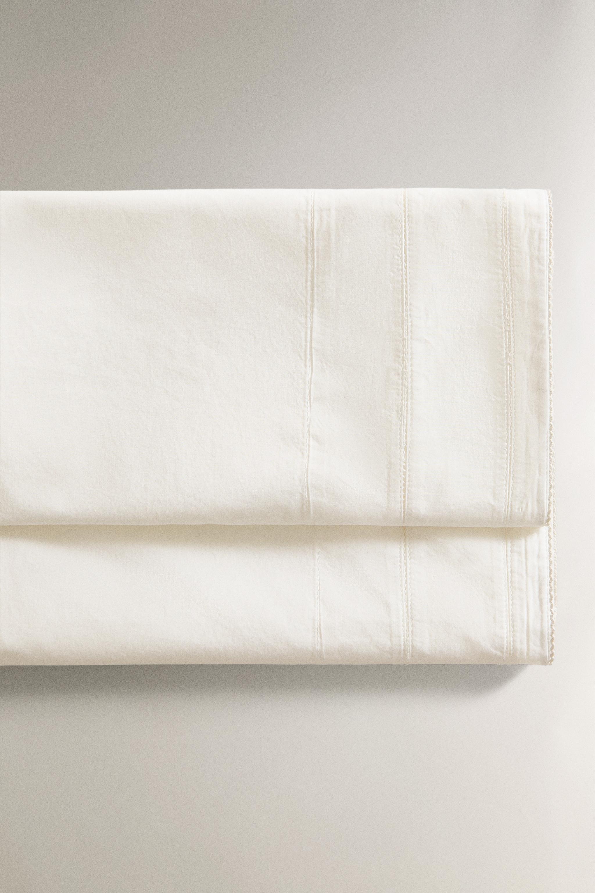 DRAP PLAT ENFANT POPELINE JOUR ÉCHELLE
