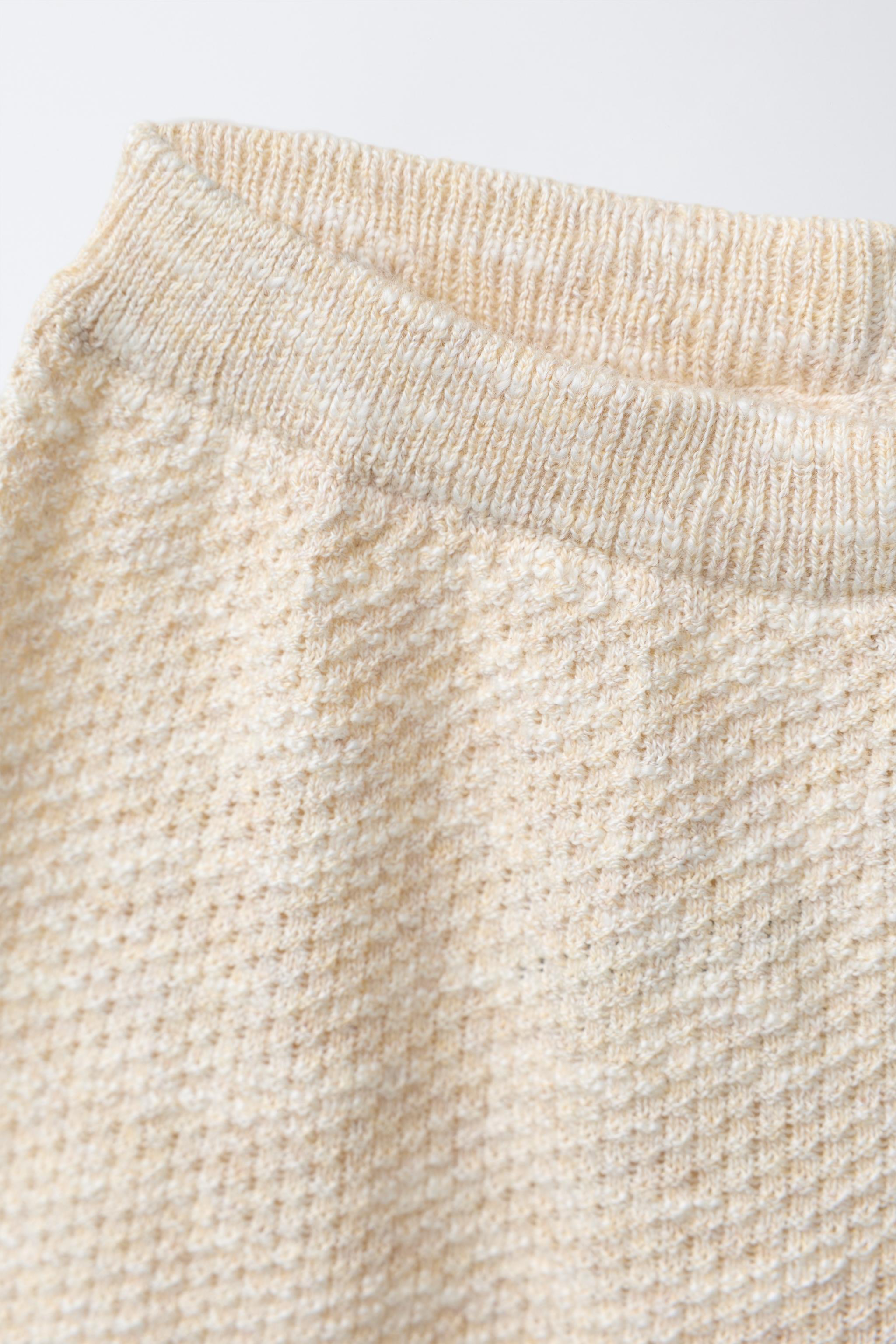 SHORT EN MAILLE TEXTURÉE