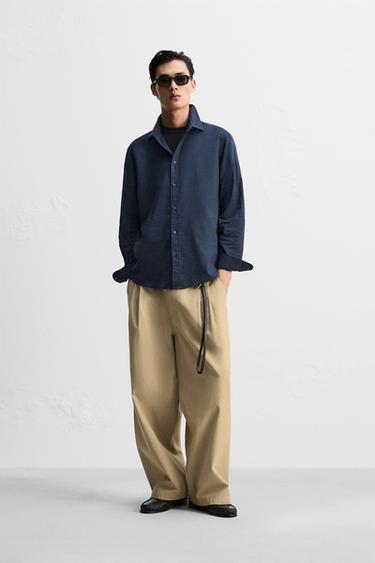WIDE-FIT-CHINOHOSE - grau-beige von Zara