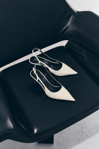 Zara 露跟高跟鞋 - 裸色