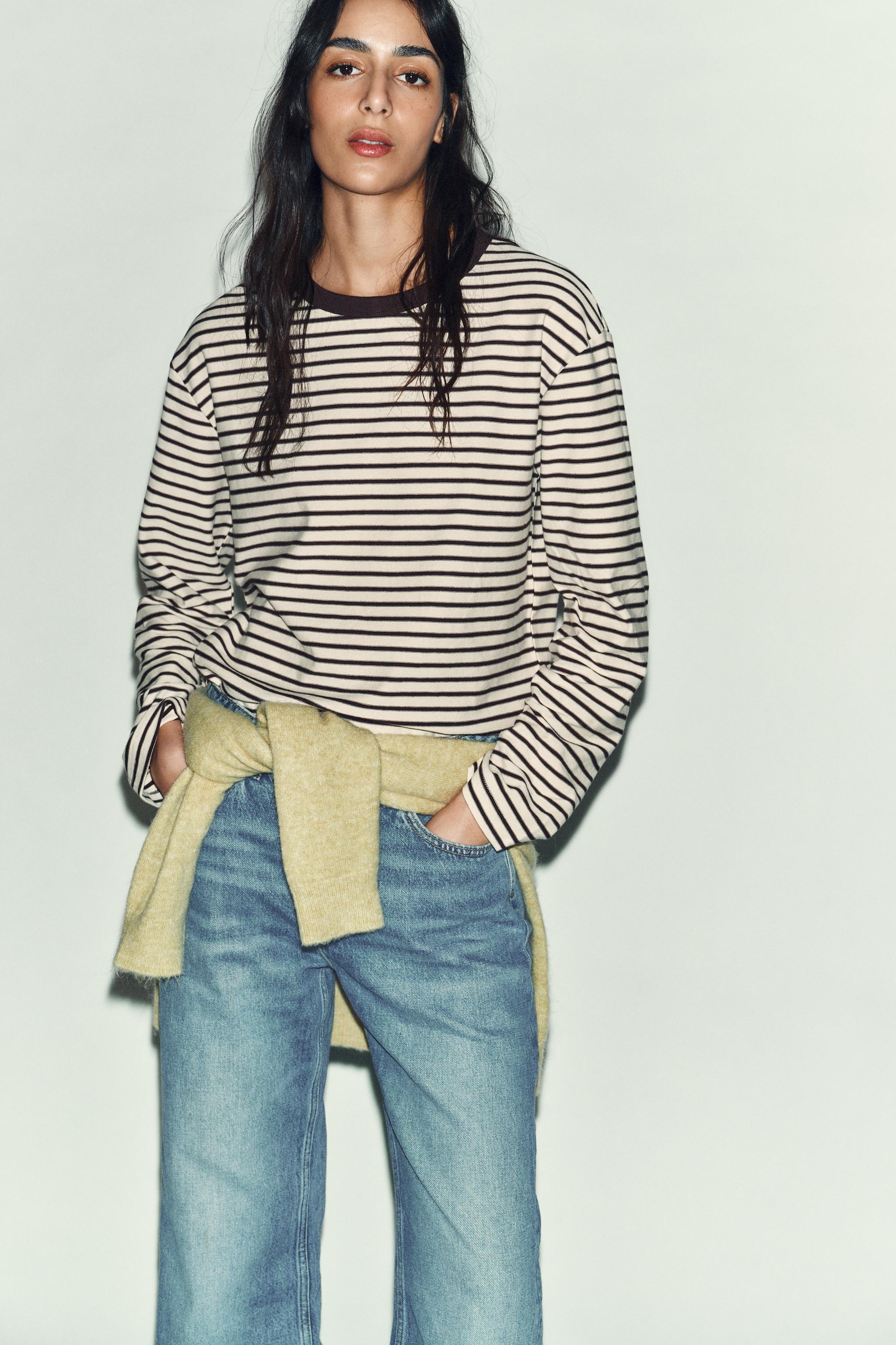 STRIPED LONG SLEEVE T-SHIRT