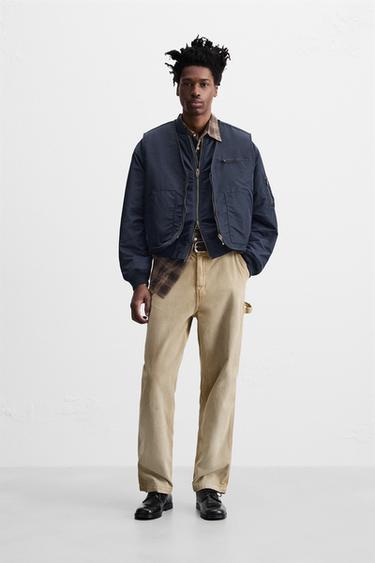 2-IN-1 BOMBER JACKET - Navy blue by Zara - Image 0