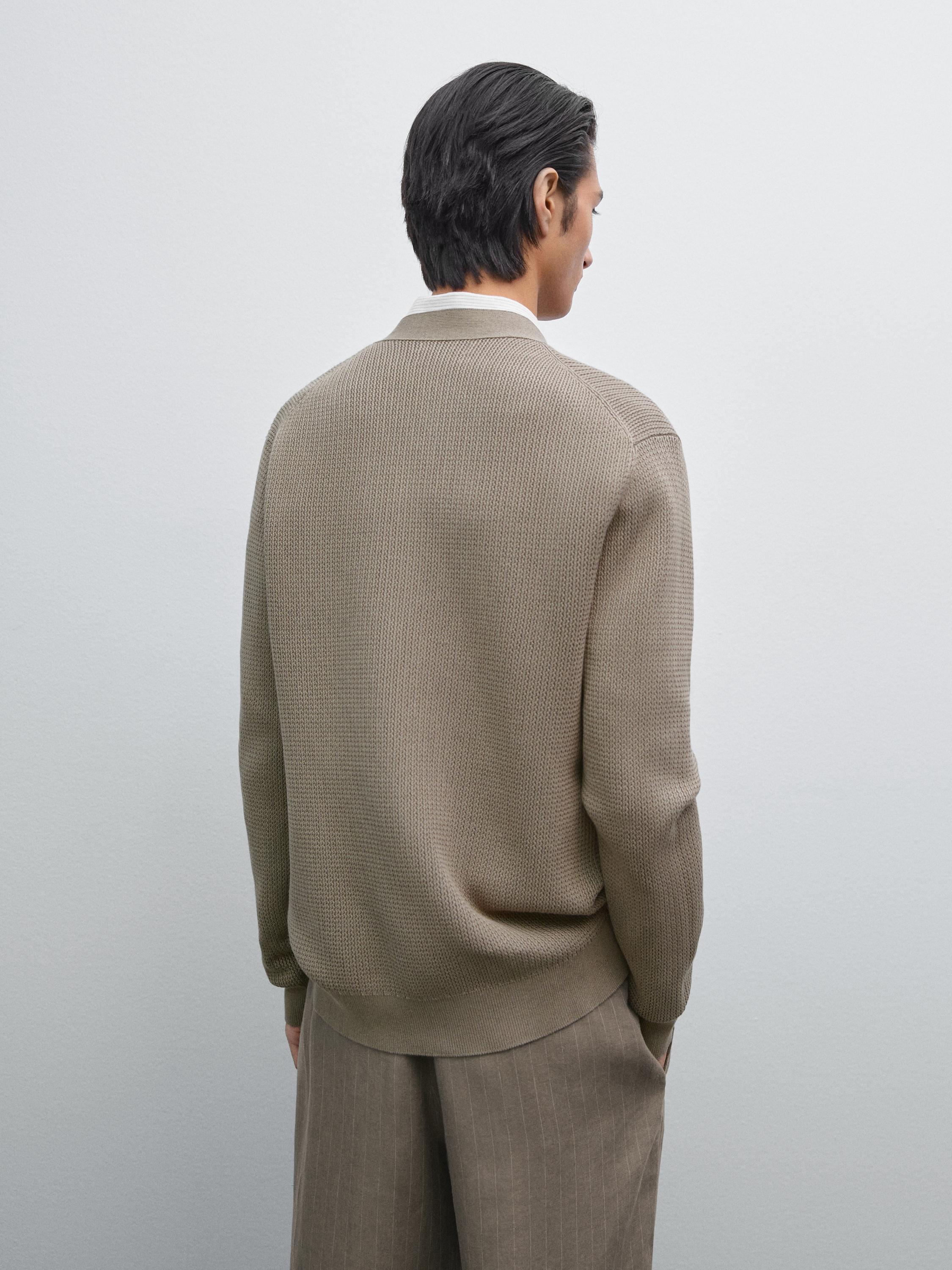 Cardigan 100 % coton