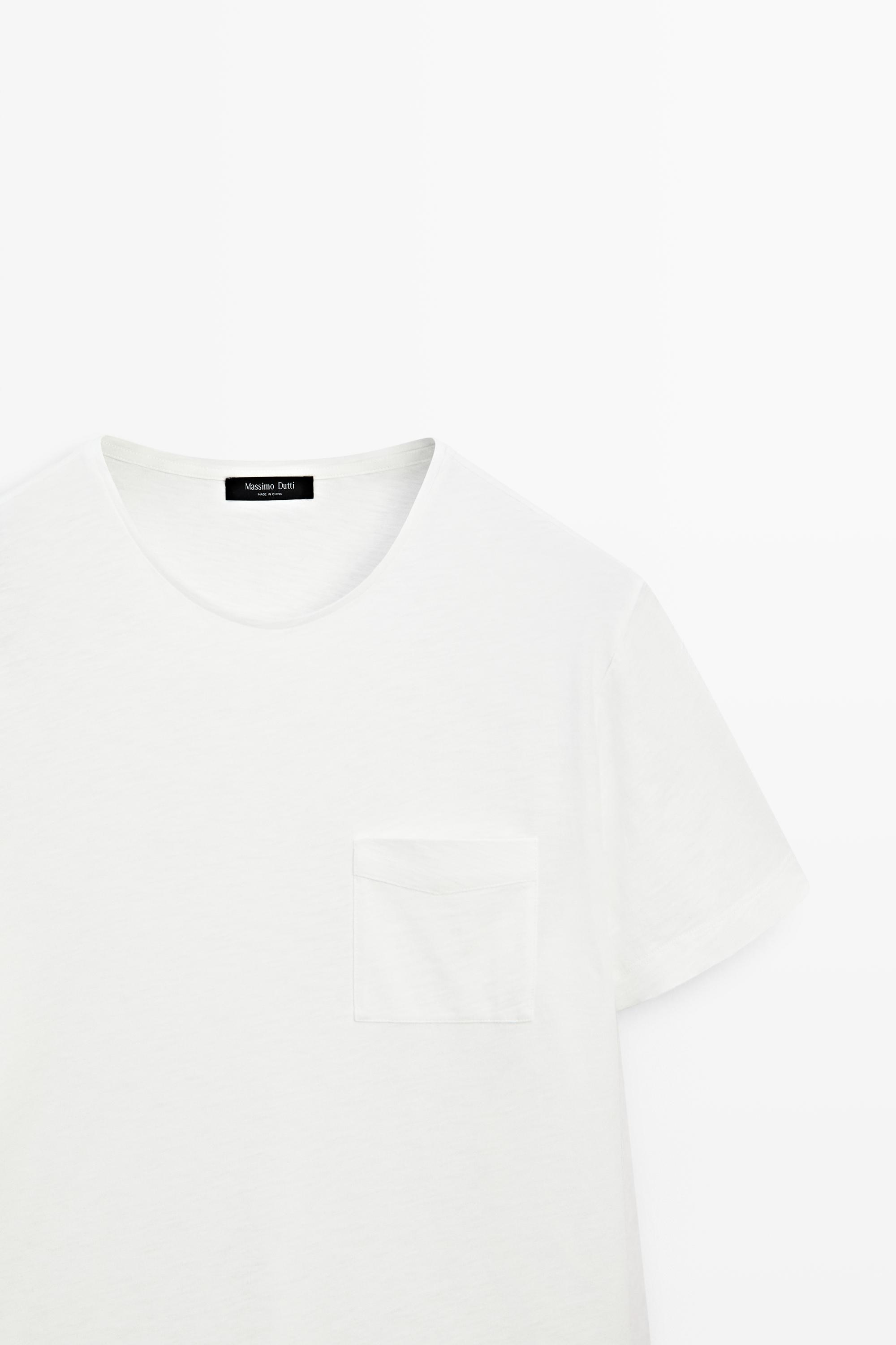 Short sleeve T-shirt with pocket detail