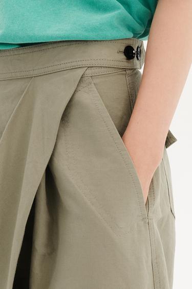 DRP PNT 16 - crudo/kaki de Zara