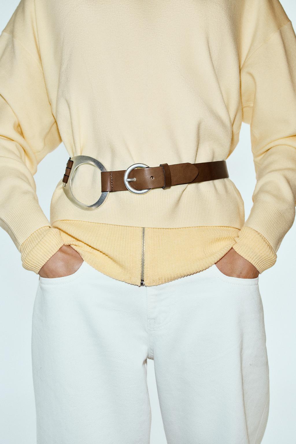 LEATHER RING BELT