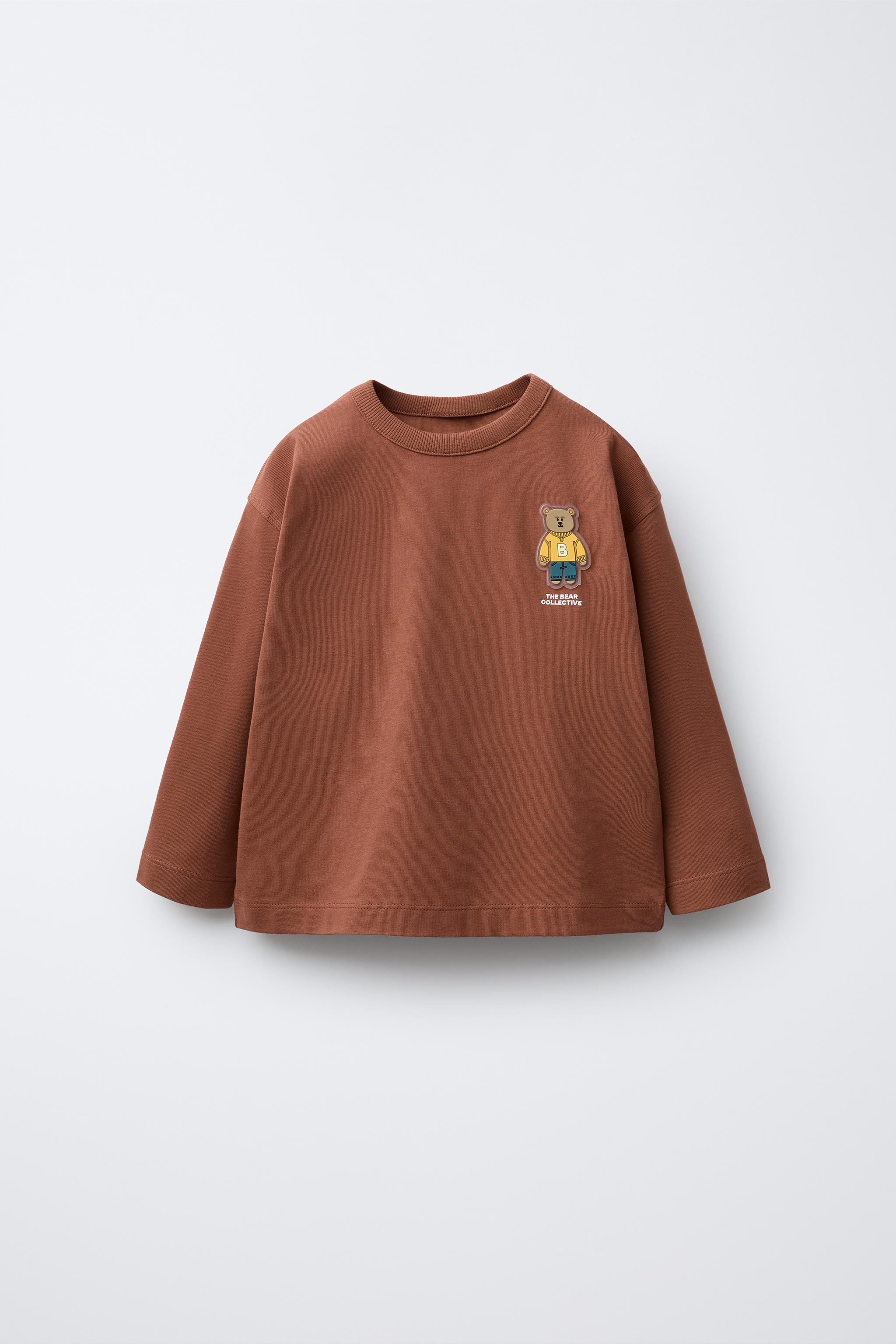 RUBBER APPLIQUÉ T-SHIRT - Green | ZARA United States