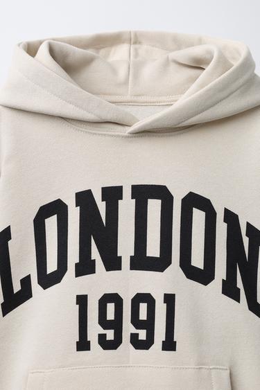 VARSITY HOODIE - Ecru by Zara - Image 2