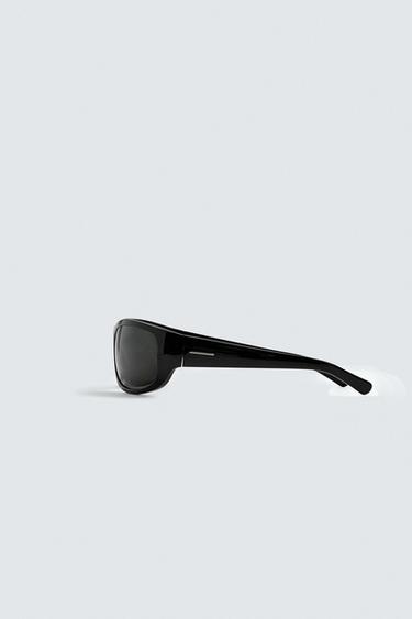 LIMITED EDITION OVAL SUNGLASSES - Black by Zara - Image 4