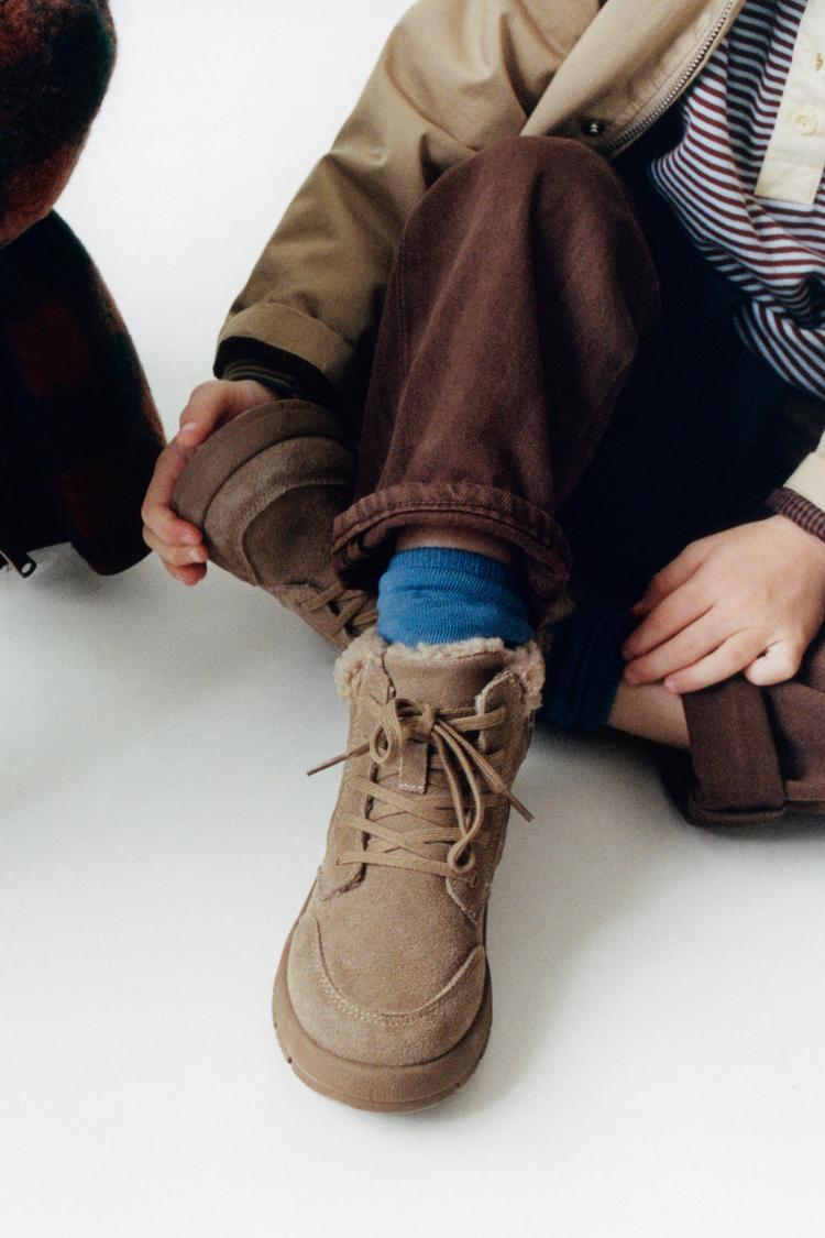 Botin borreguillo piel