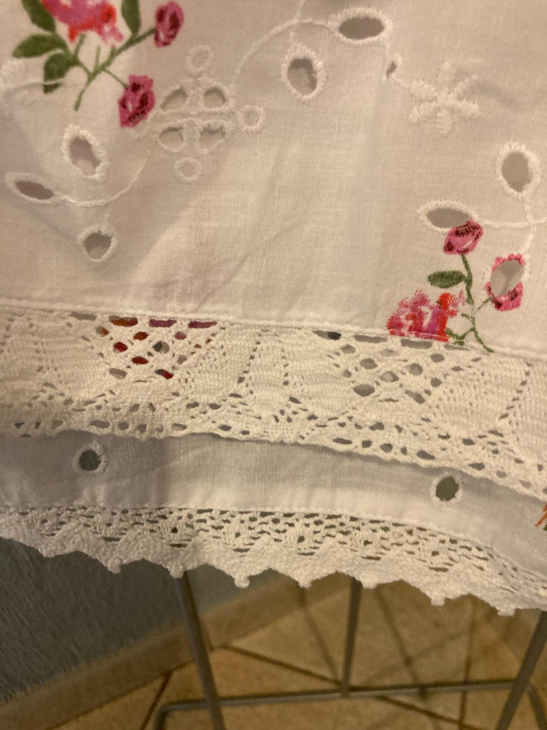 CONTRAST FLORAL PRINT MINI SKIRT - Image 6
