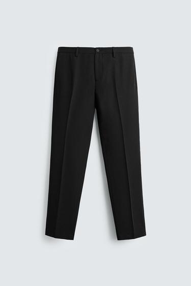COMFORT SUIT TROUSERS - Black by Zara