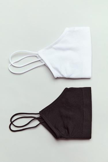 Zara 8-14 YEARS/ TWO PACK OF SEAMLESS BRALETTES - White