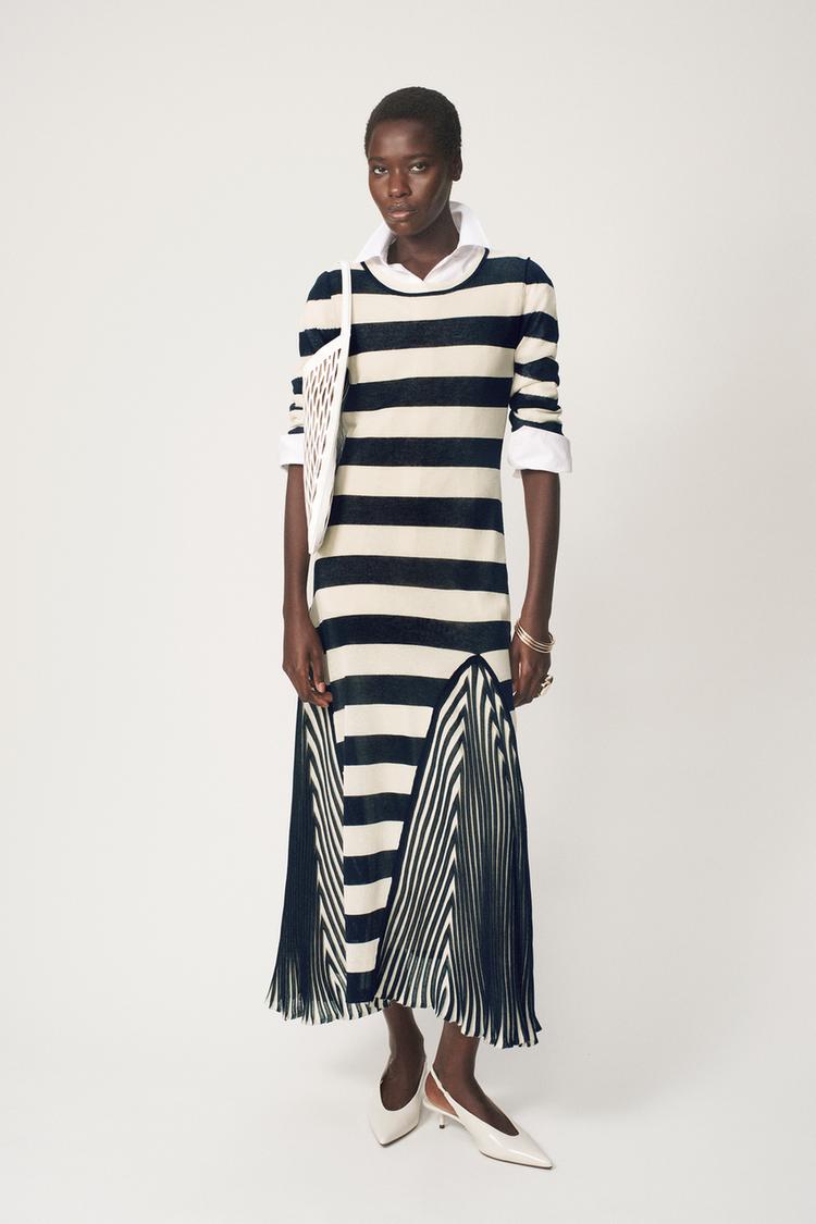 STRIPED DRESS - THE ITEM ZARA WOMAN