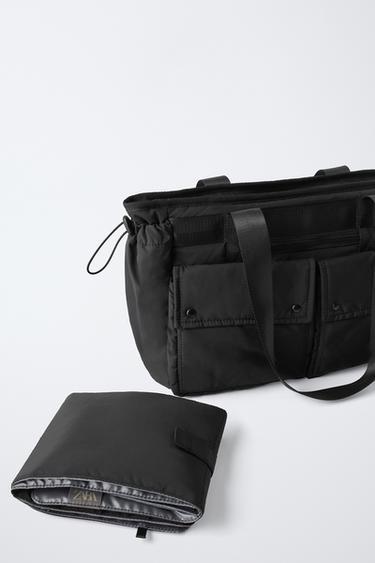MATERNITY TOTE BAG - Black by Zara - Image 2