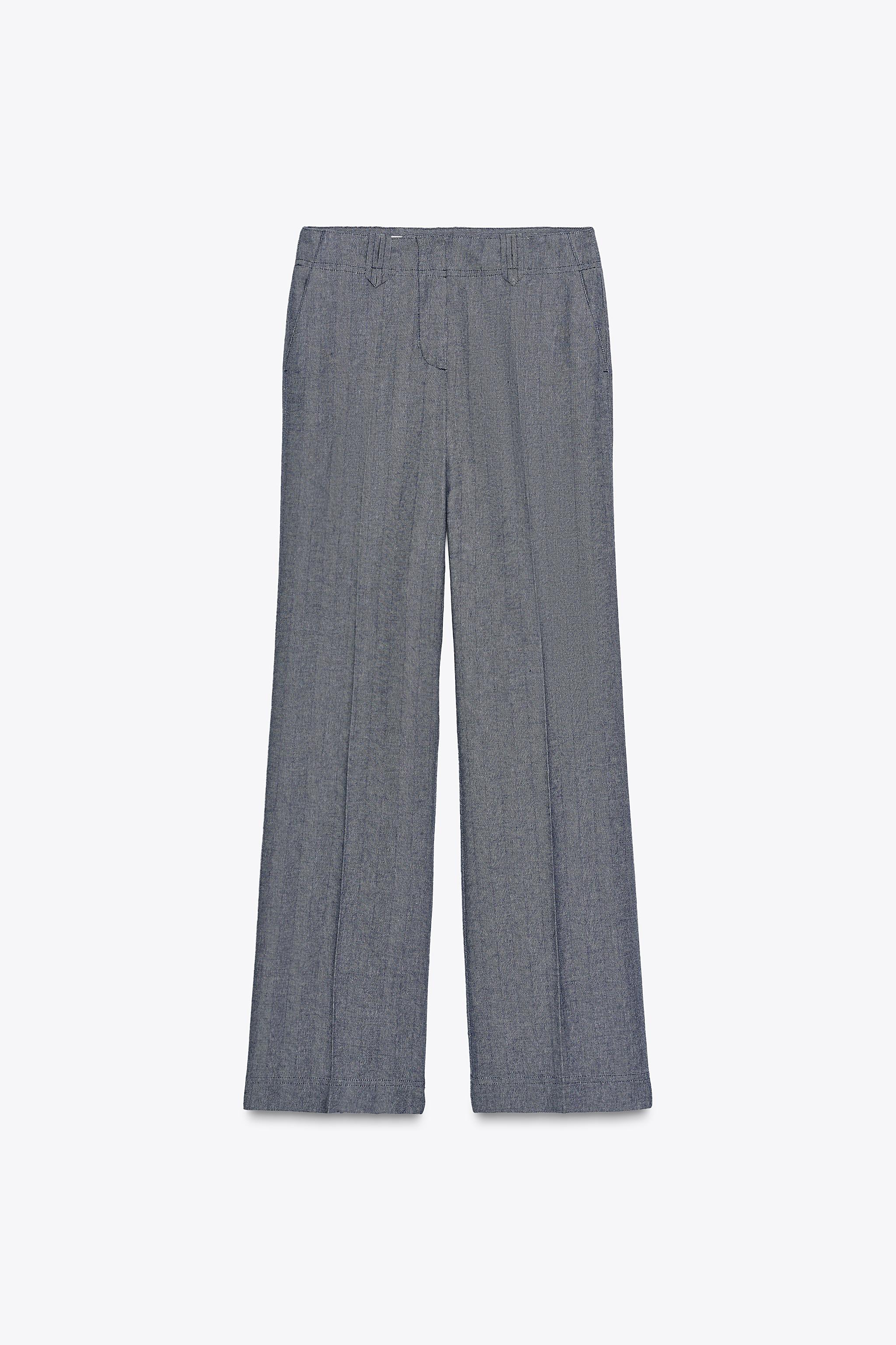 STITCHED PANTS WITH BELT LOOPS
