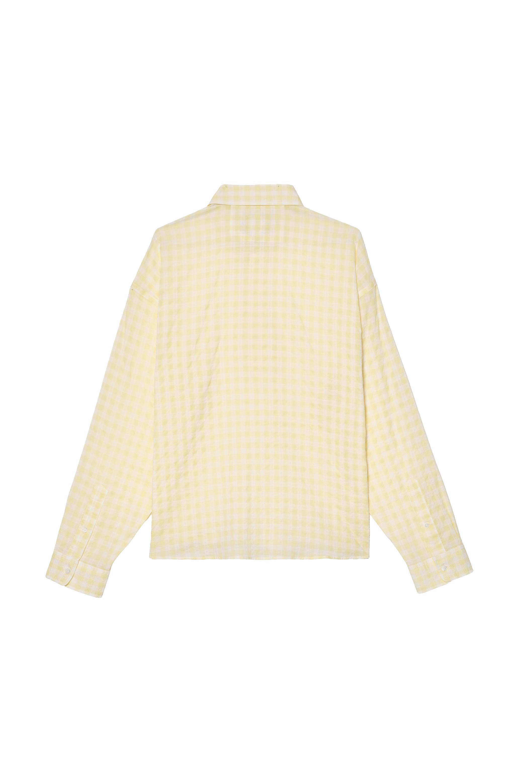 Мужские рубашки Zara PLAID JACQUARD POLO SHIRT — фото 4