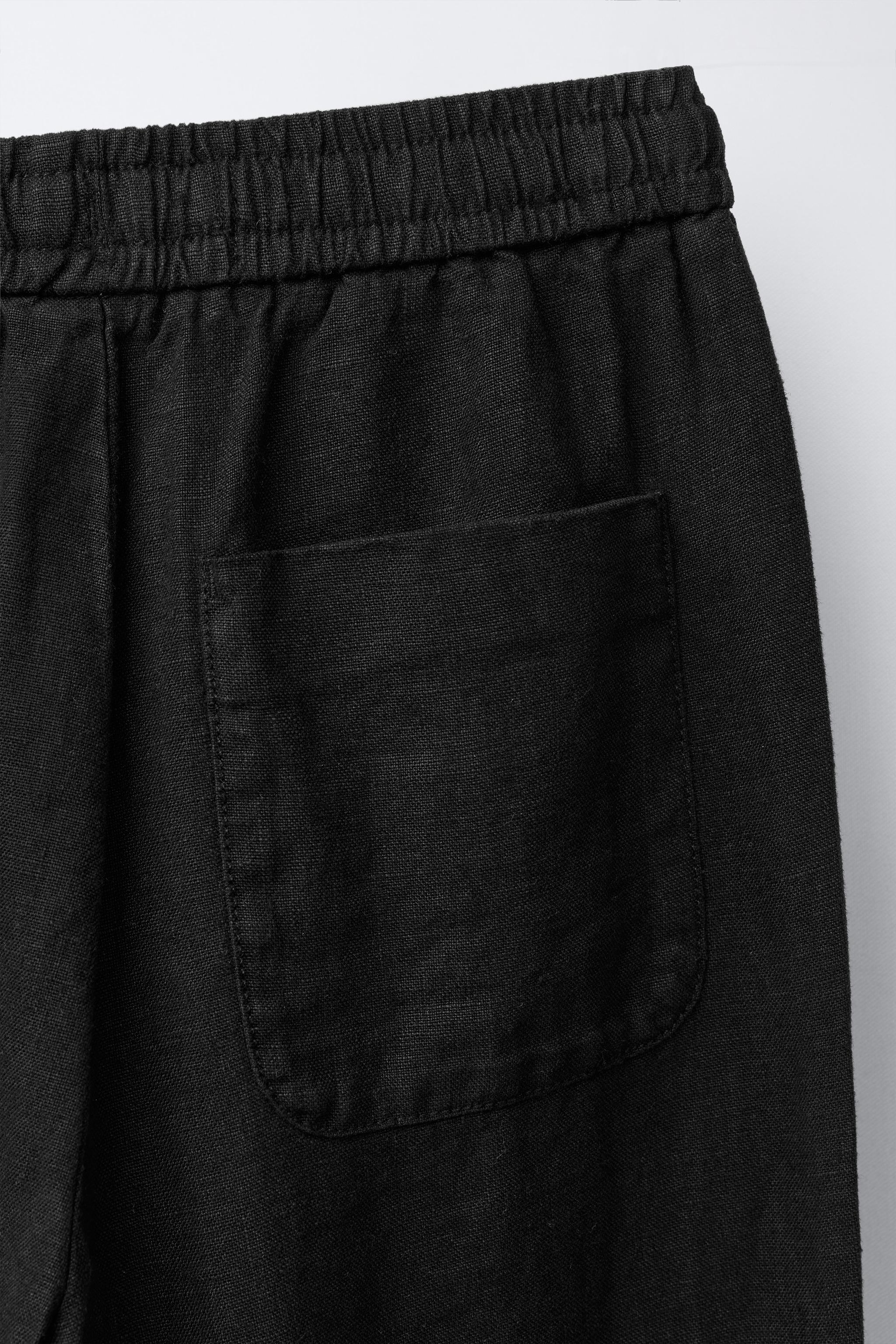 PANTALON DROIT 100% LIN