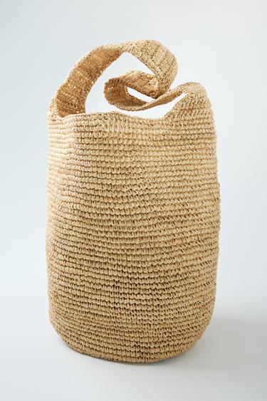 Zara Açık bej - ÖRGÜ OMUZ ÇANTASI