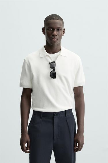 JERSEY PUNTO ESTRUCTURA - Crudo de Zara