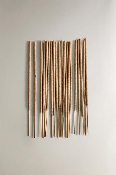 PACK VARINHAS INCENSO AROMÁTICAS GOLDEN CUIR (PACK DE 20) - Mostarda da Zara