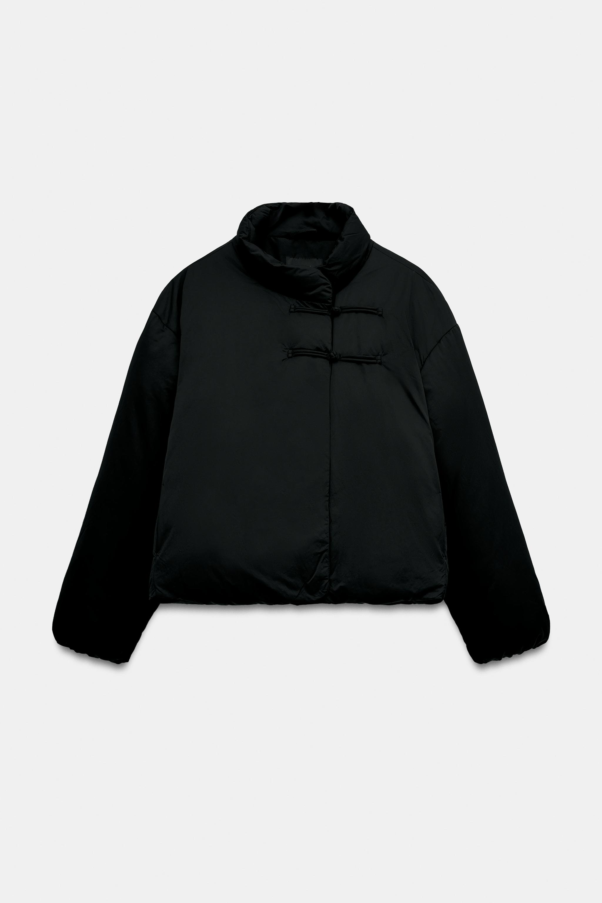 WATER-REPELLENT SHORT ANORAK WITH FROG FASTENING