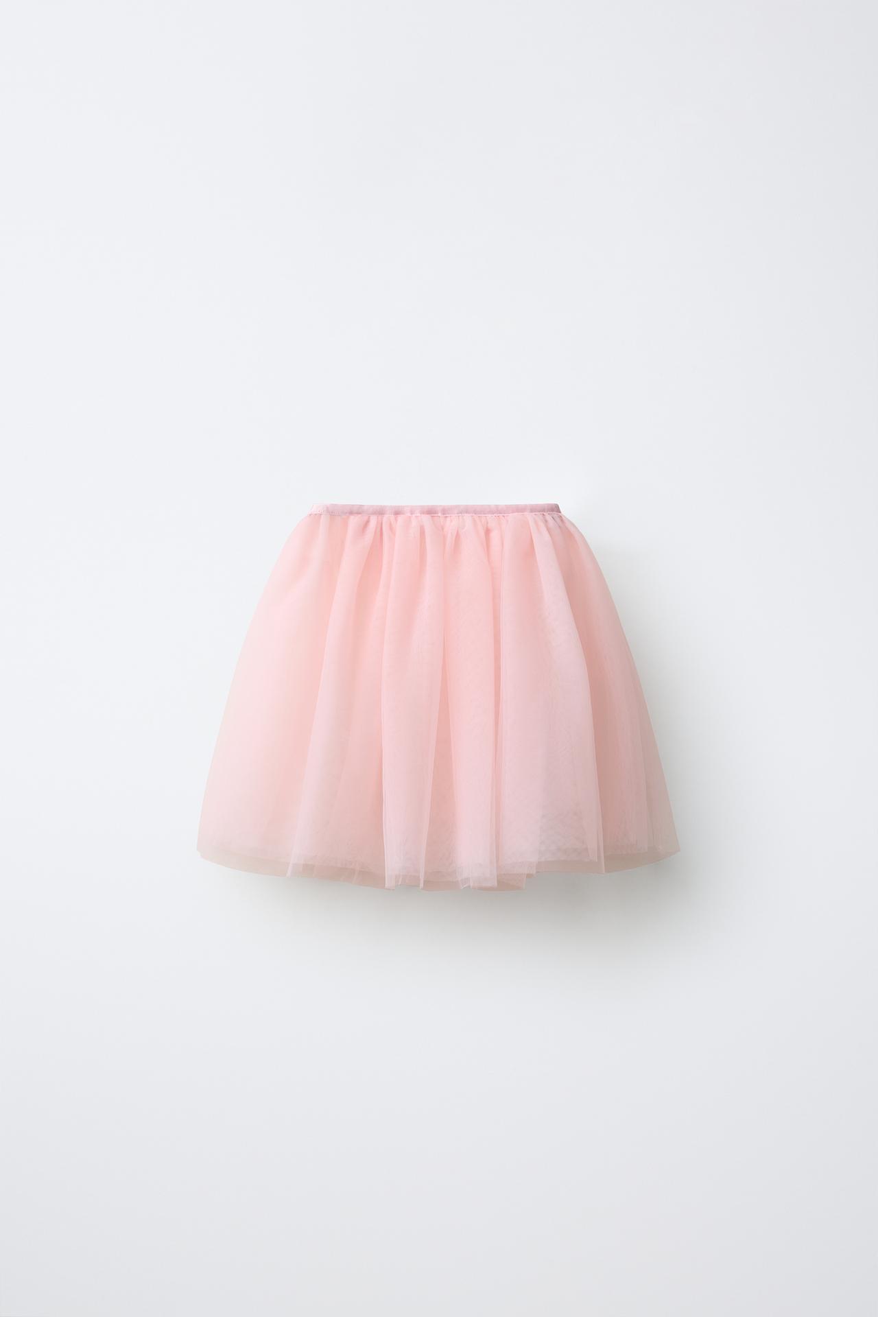 BALLET TULLE SKIRT — Pale pink