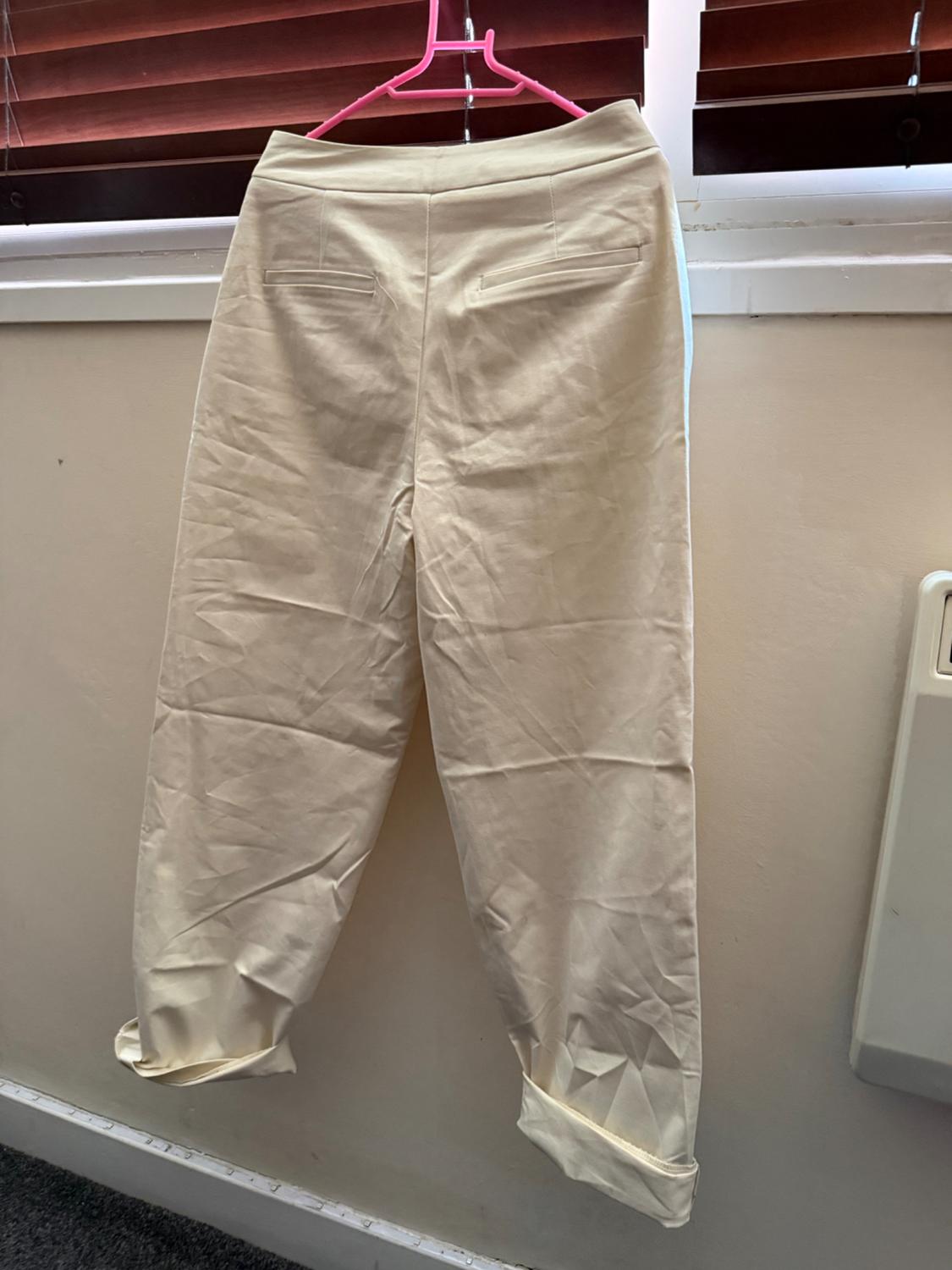 CARROT FIT TROUSERS WITH BUTTON WAIST - Image 5