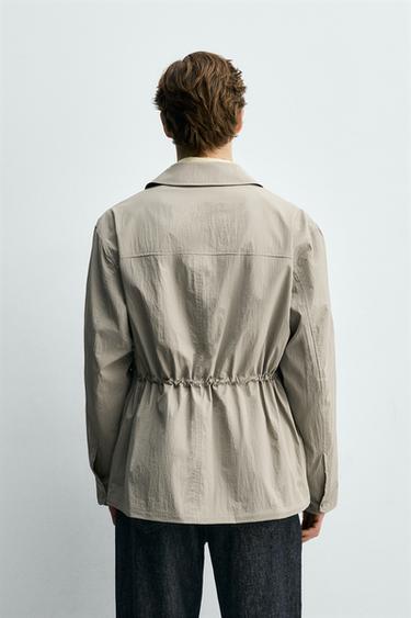 LIGHTWEIGHT TECHNICAL PARKA - Light beige by Zara - Image 2