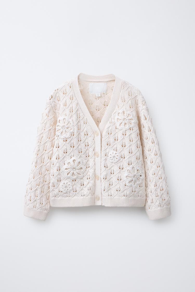 Pullover Maglia A Fiori Zara Maglione Viola Zara ZARA Maglione