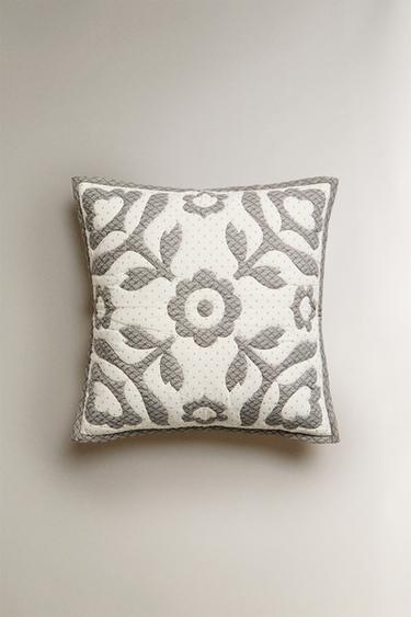 CHILDREN’S CUSHION COVER - Grey by Zara - Image 0