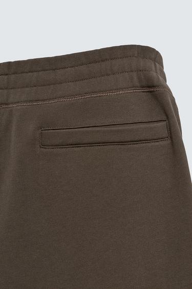 BERMUDA JOGGER REGULAR FIT - Marron de Zara - Image 9