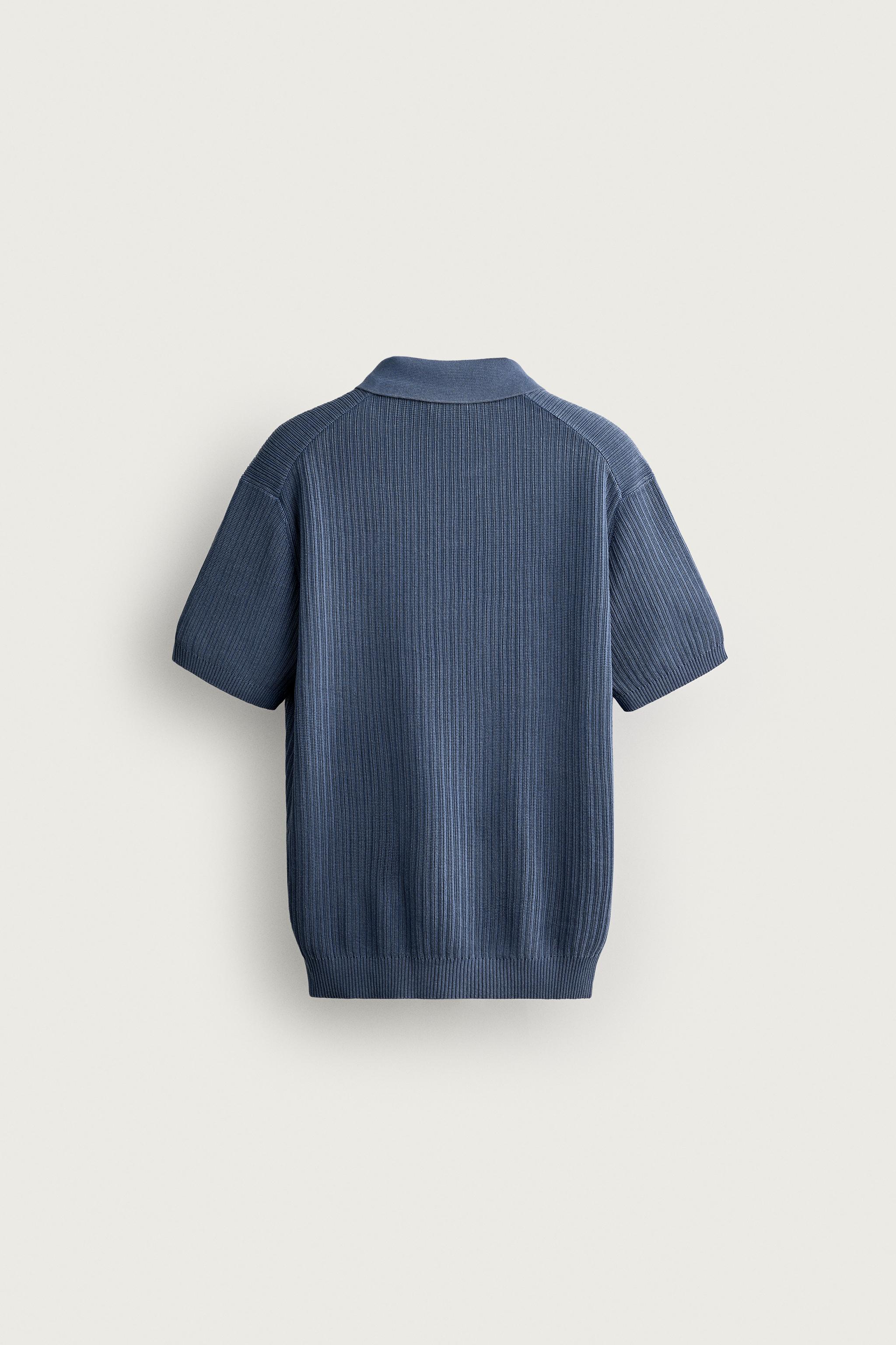 POLO EN MAILLE REGULAR FIT STRUCTURÉ