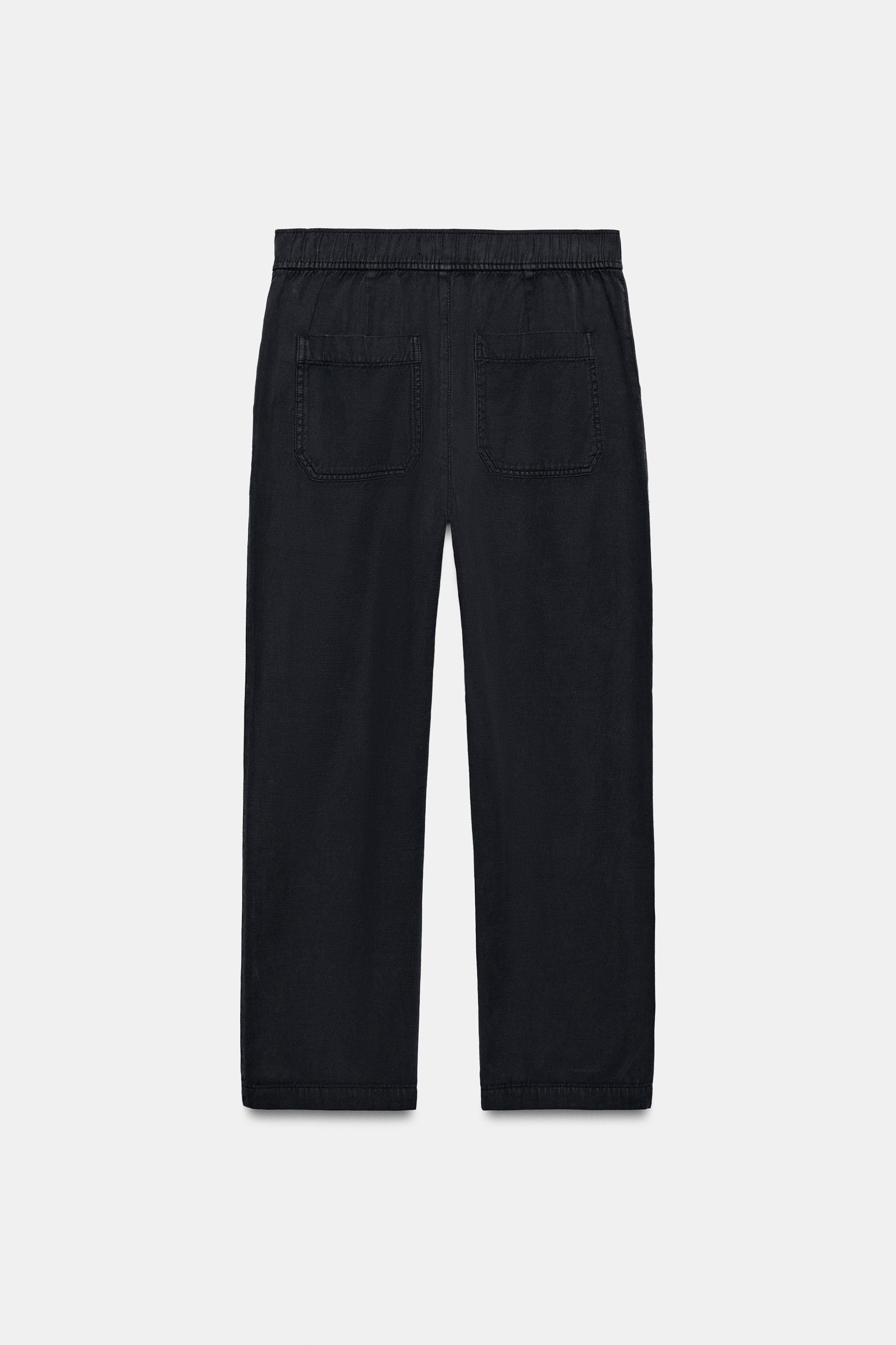 LASTİKLİ BEL PANTOLON - Görsel 7