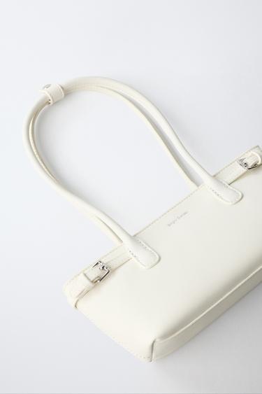 BUCKLE DETAIL SHOULDER BAG - Ecru White by Zara - Image 2