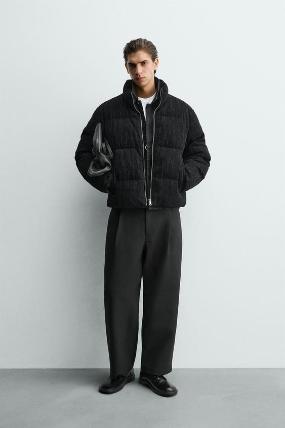 CROPPED FIT PUFFER JACKET