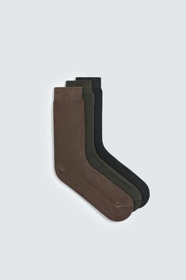 3-PACK OF CHECK SOCKS - various by Zara - Image 1