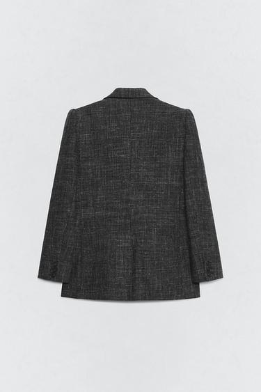 DOUBLE-BREASTED BLAZER WITH WOOL SOSHIOTSUKI X ZARA - Grey marl by Zara - Image 5
