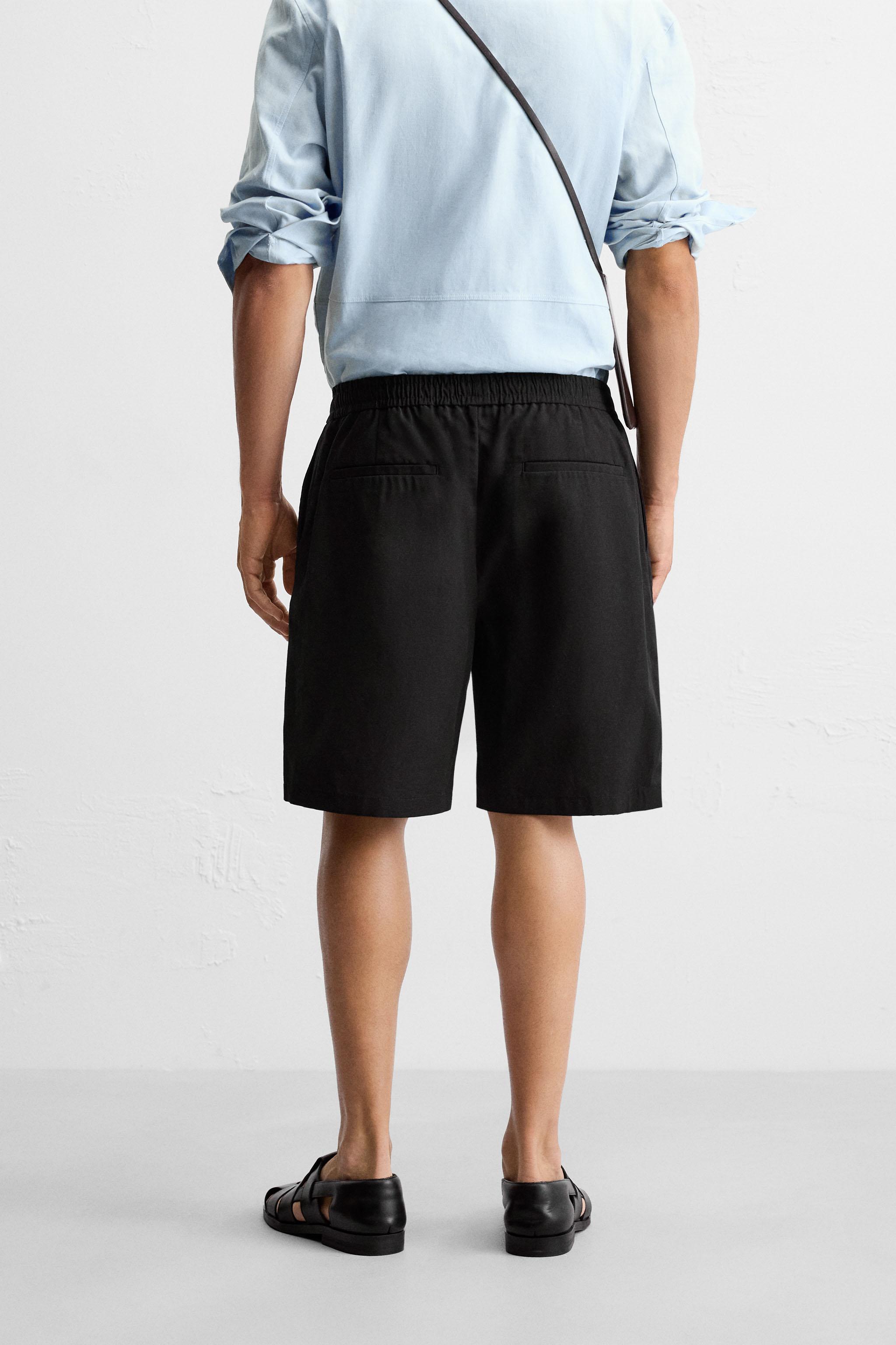 BERMUDA REGULAR FIT STRUCTURÉ