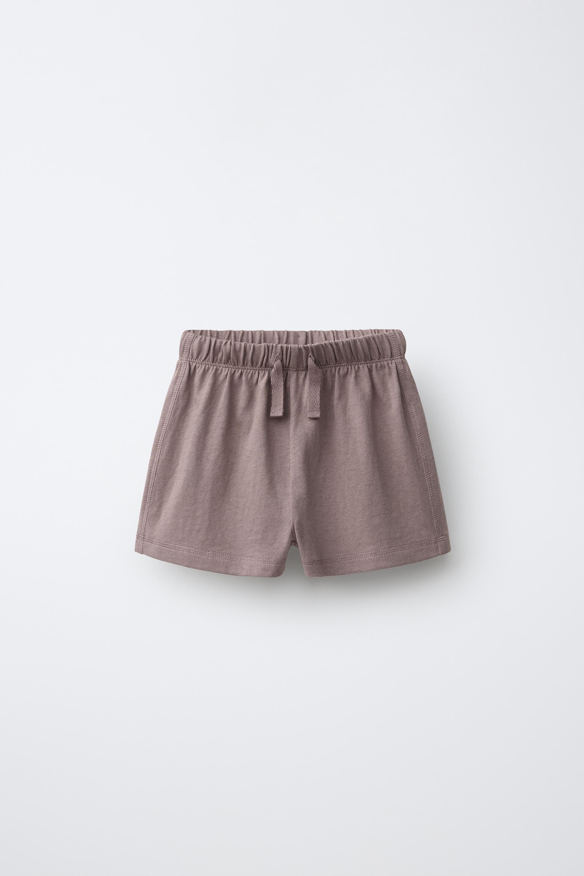Детские шорты Zara OVERSIZE TOPSTITCHED SHORTS