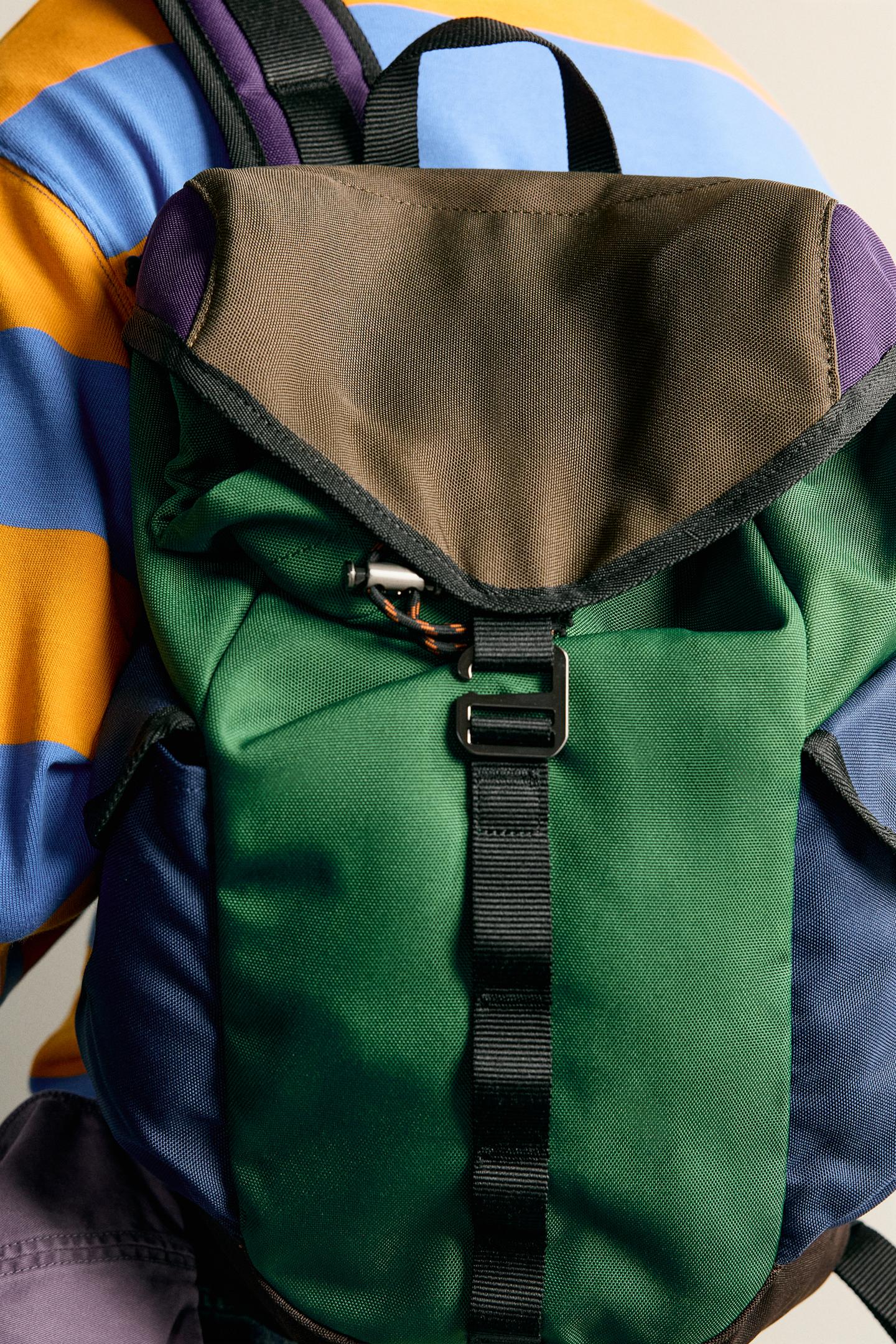 Рюкзак Zara Nylon, цвет: Разноцветный — фото 3